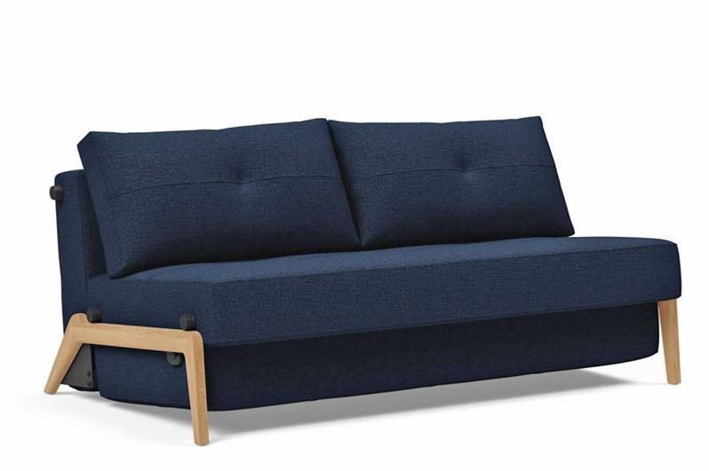 CUBED 160 Sofa Bed (auto-fold leg) - Wood Leg 