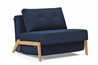 CUBED 90 Chair Bed (auto-fold leg) - Wood Leg  
