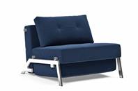 CUBED 90 Chair Bed (auto-fold leg) - Chrome Leg 